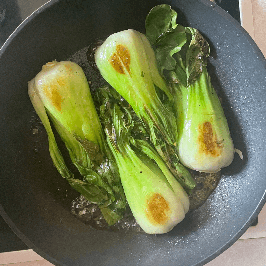 10 perces fokhagymás Bok Choy