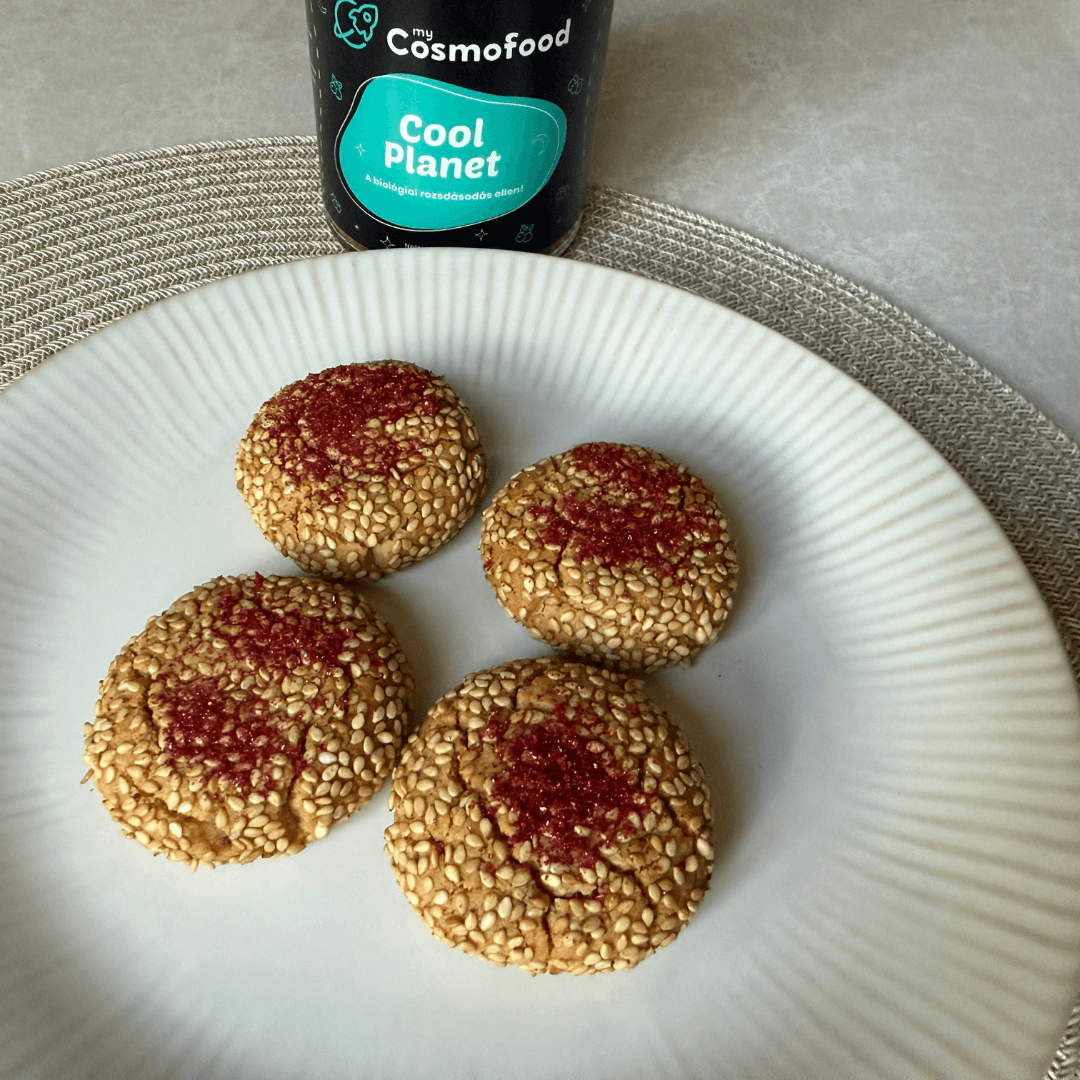 Szezámos tahini sütik