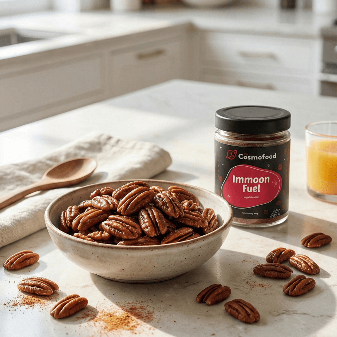 Vegán kandírozott pekándió